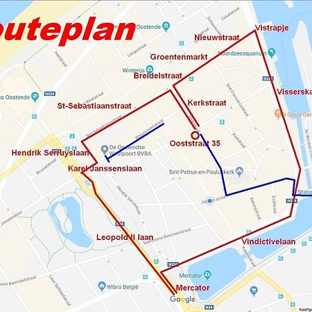 Vakantieappartement Emiel Centrum Oostende Met Garage ภายนอก รูปภาพ