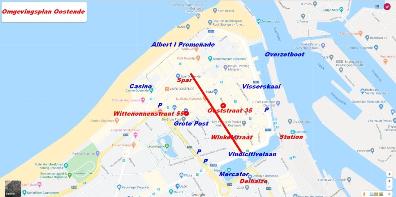 Vakantieappartement Emiel Centrum Oostende Met Garage ภายนอก รูปภาพ